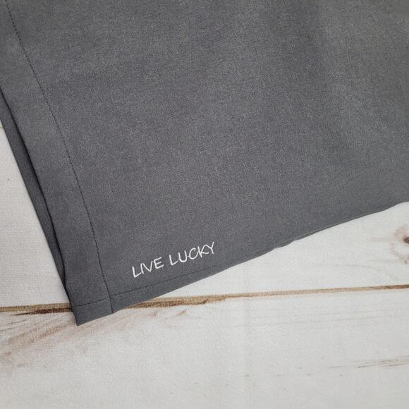 Black Clover gray golf shorts 11" polyester chino 42 - Picture 3 of 8